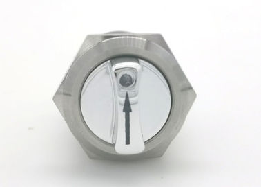 銀製色の反破壊者の押しボタンスイッチ、金属によって照らされるロータリー スイッチ