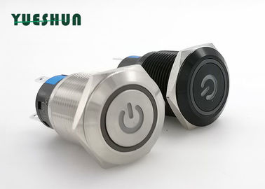 防水LEDライト19mm押しボタンスイッチ オレンジ黄色の角度の目は照らした